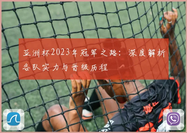亚洲杯2023年冠军之路:深度解析各队实力与晋级历程